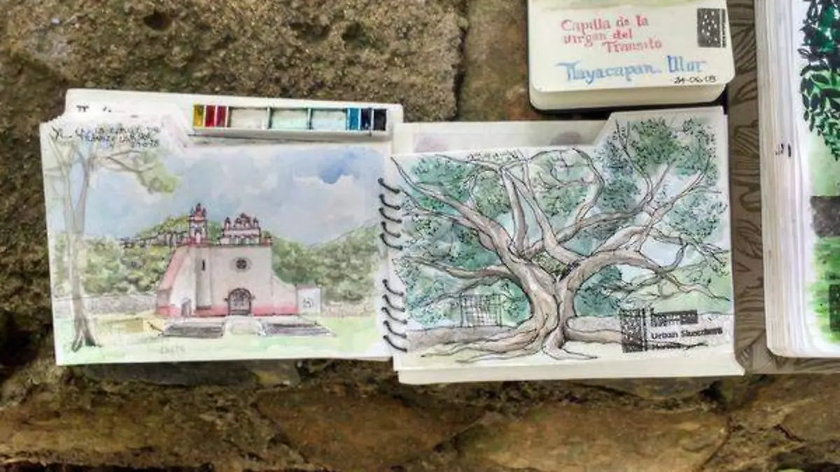 El grupo de dibujantes ya visitó TlayacapanCortesía