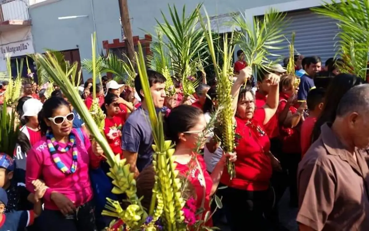 Suspenden procesión del domingo de Ramos por contingenciaArchivo