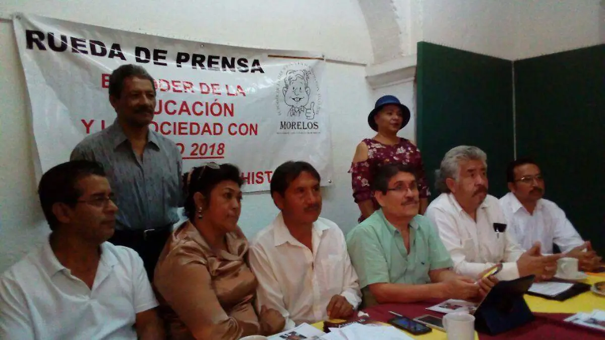 Rueda de prensa Reconstrucción en Cuautla