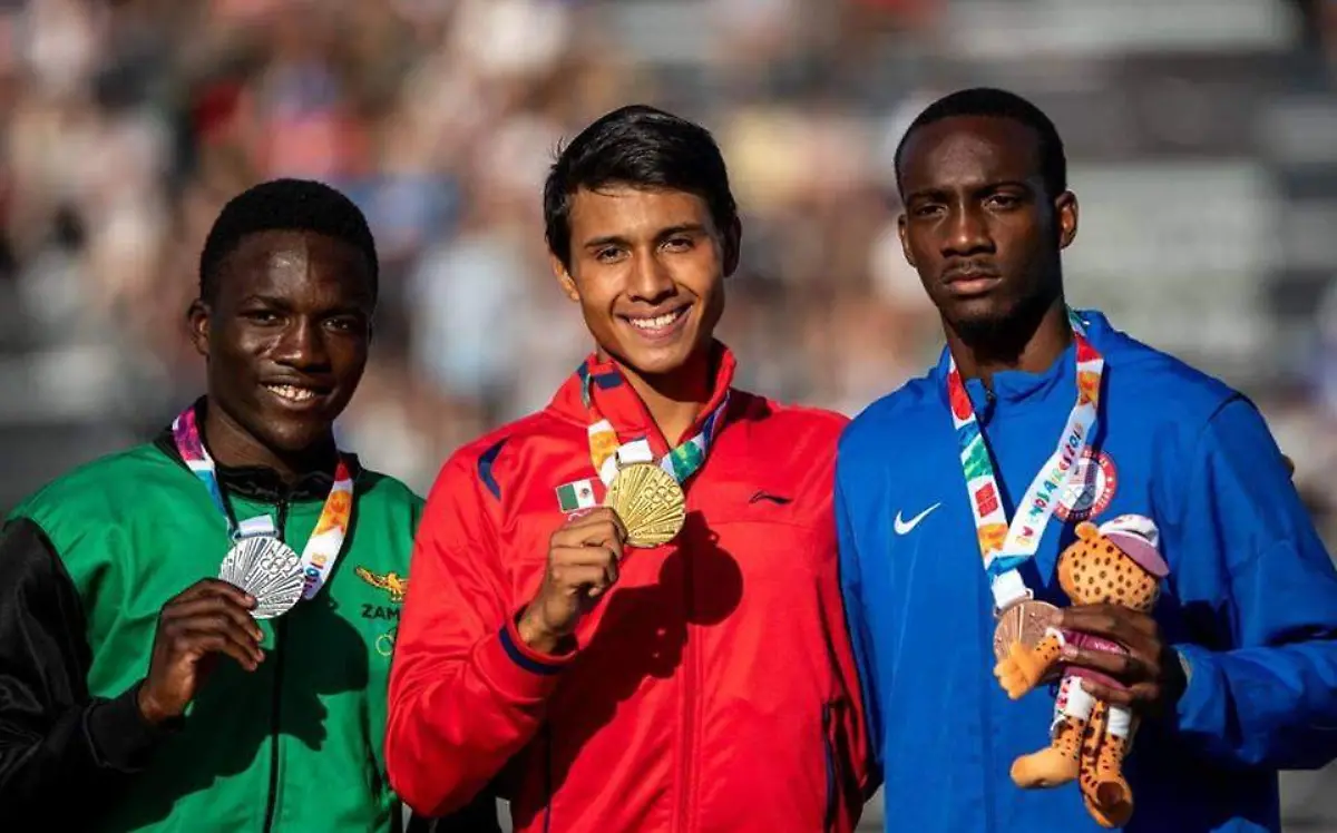 Luis obtuvo medalla de oro en los Juegos Olímpicos de la Juventud en Buenos Aires CORTESÍA
