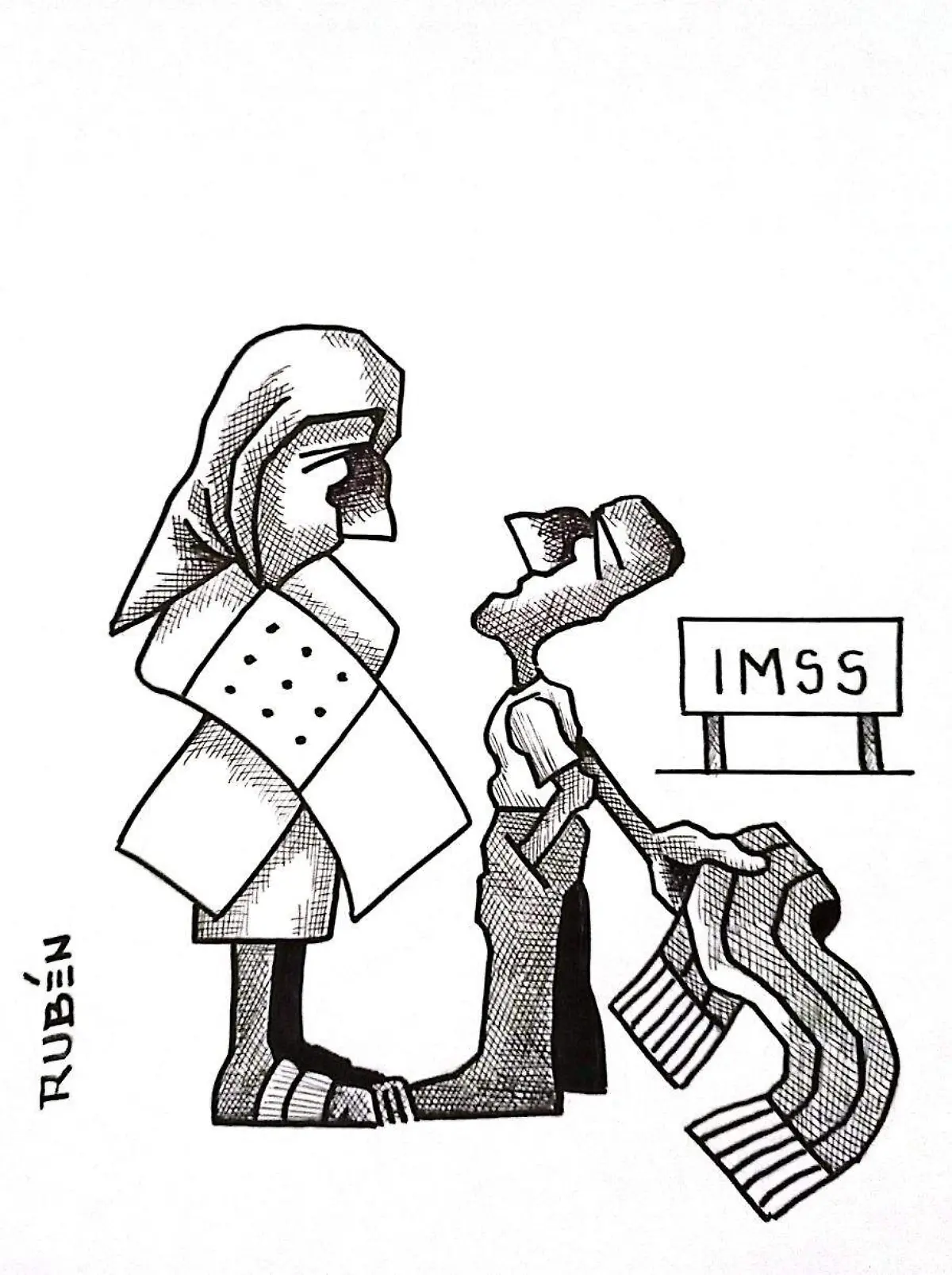cartón Rubén RÁPIDO Y EFICIENTE