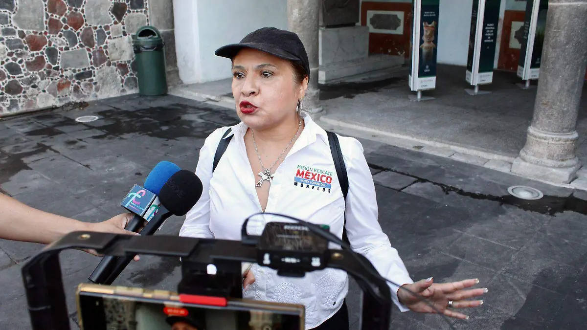 AGUS-F2J Norma Martell  Mota coordinadora estatal de Misión Rescate Morelos señaló que las organizaciones sociales no fueron consideradas en el Frente Amplio por Morelos (6)
