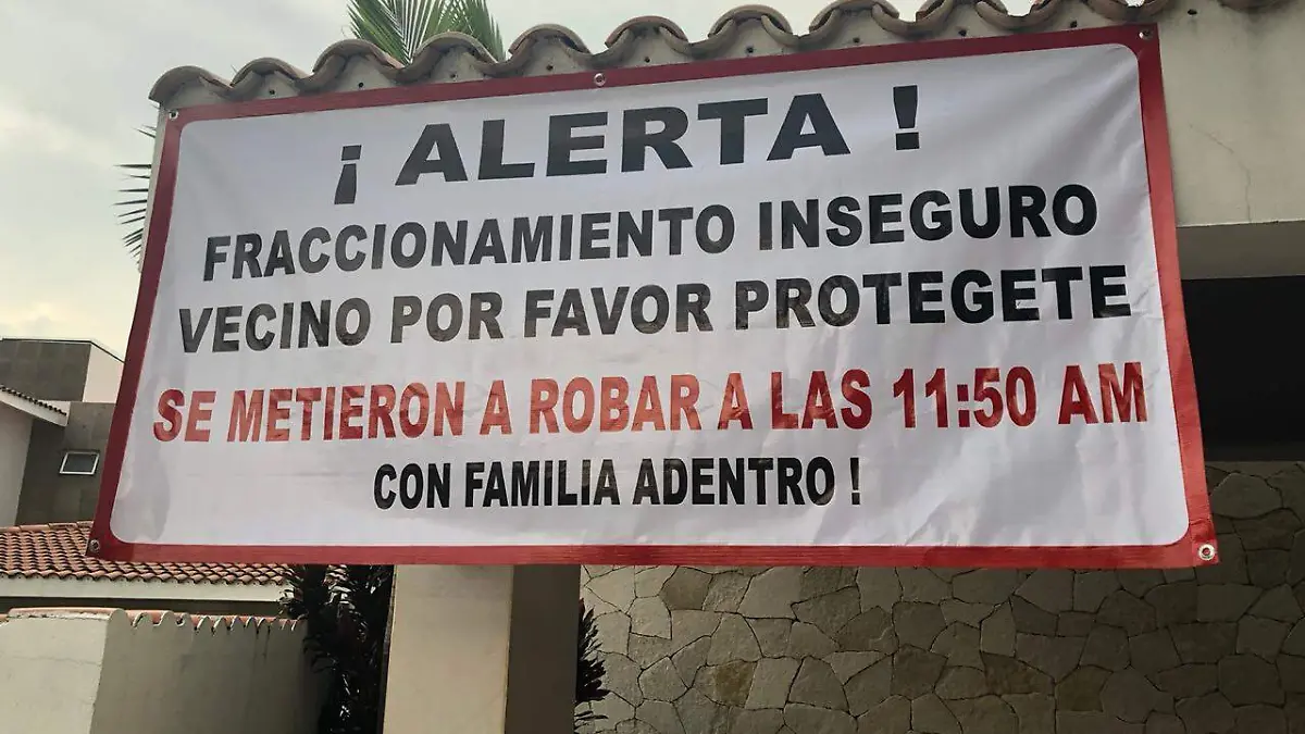 Fraccionamiento inseguro