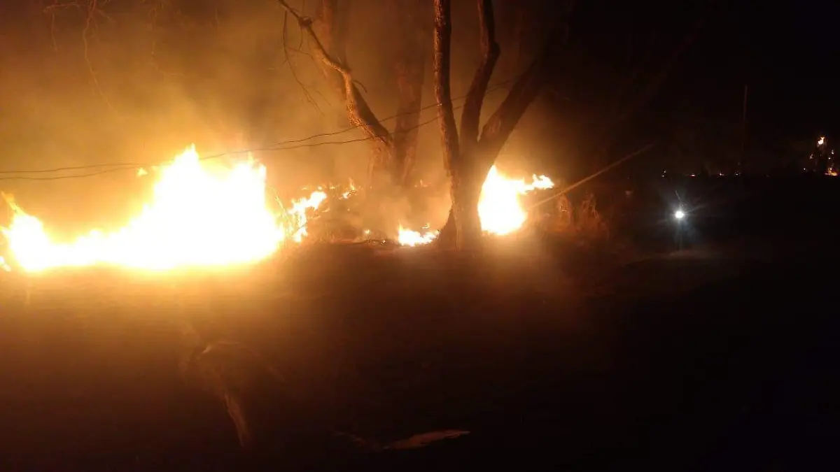 Incendios en predios de Cuernavaca