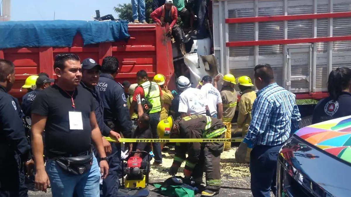 Camionazo en Cuautla