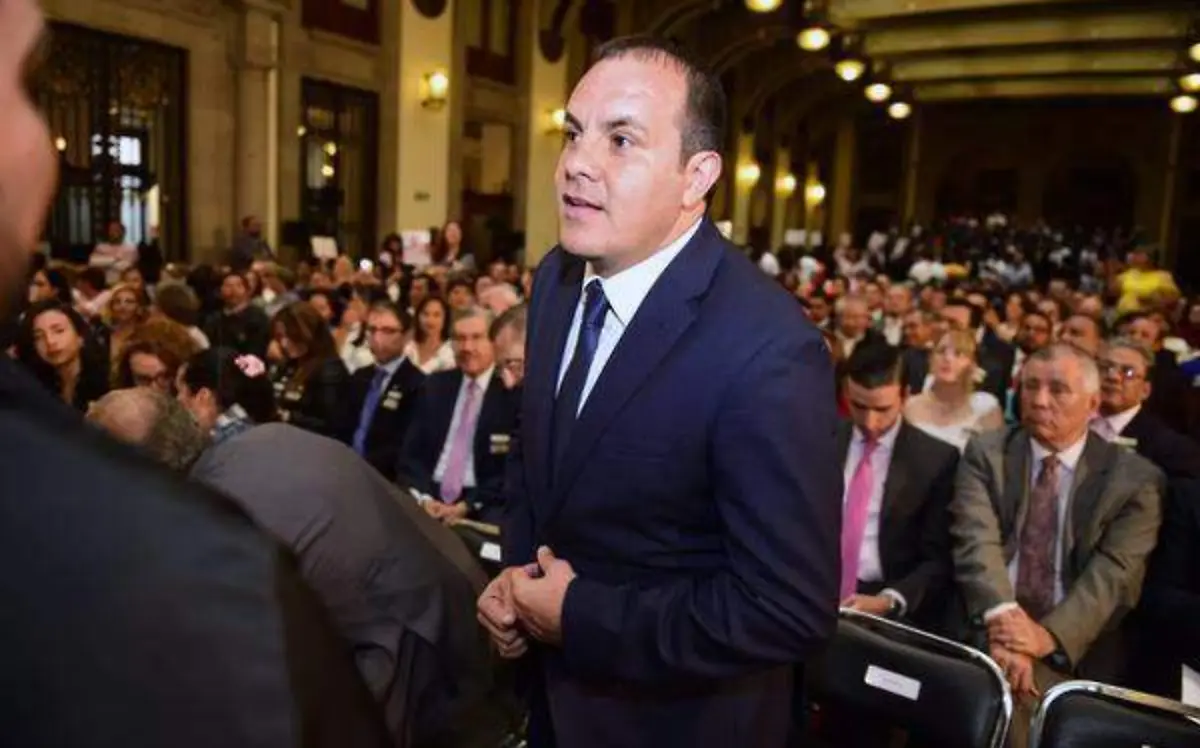 El gobernador acudió al informe del Sistema Nacional de Búsqueda de Personas Desaparecidas, en Palacio Nacional Cortesía