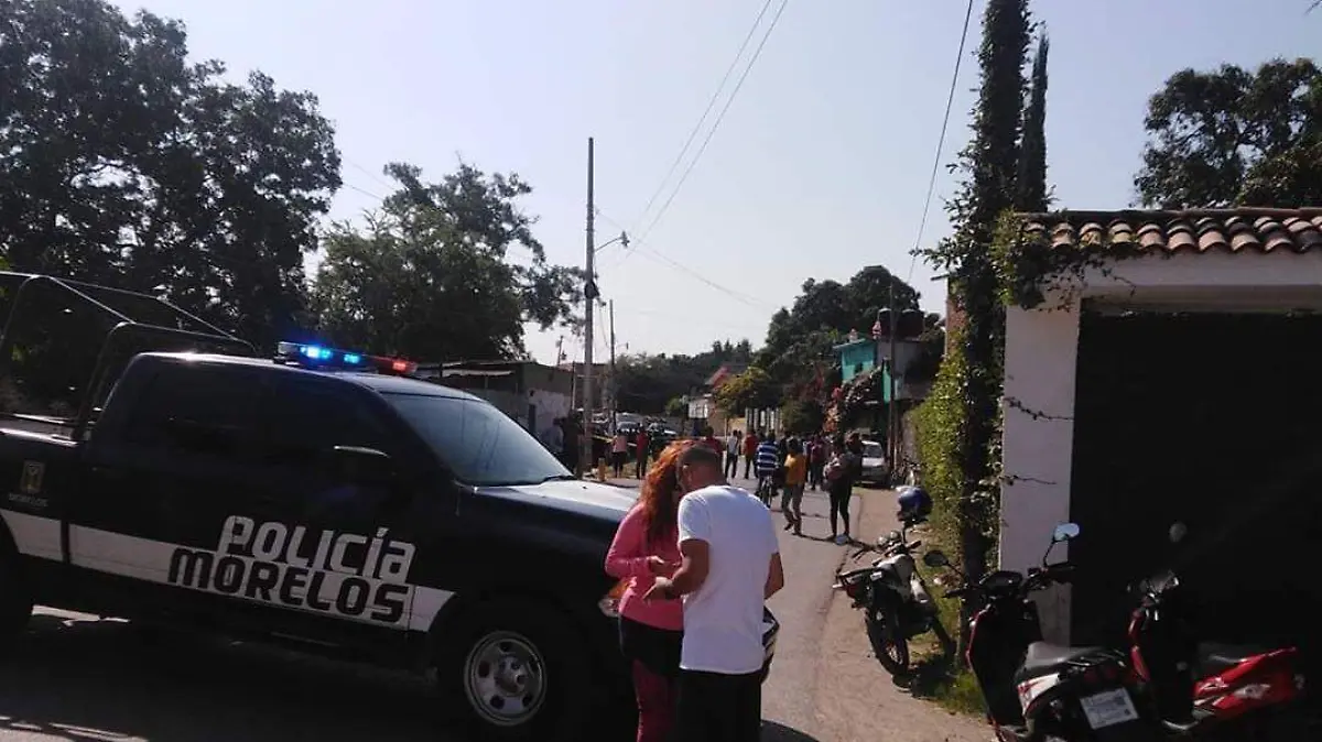 Policía Morelos Homicidio en Yautepec