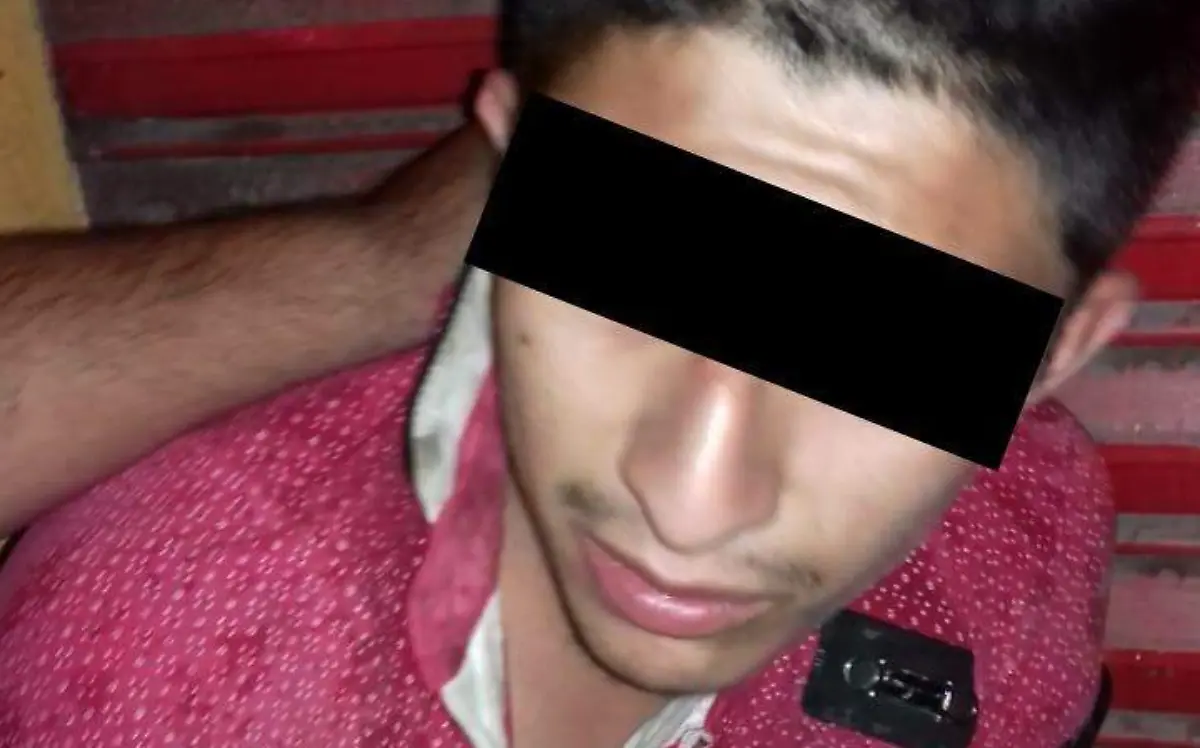 Presunto asaltante en Gualupita