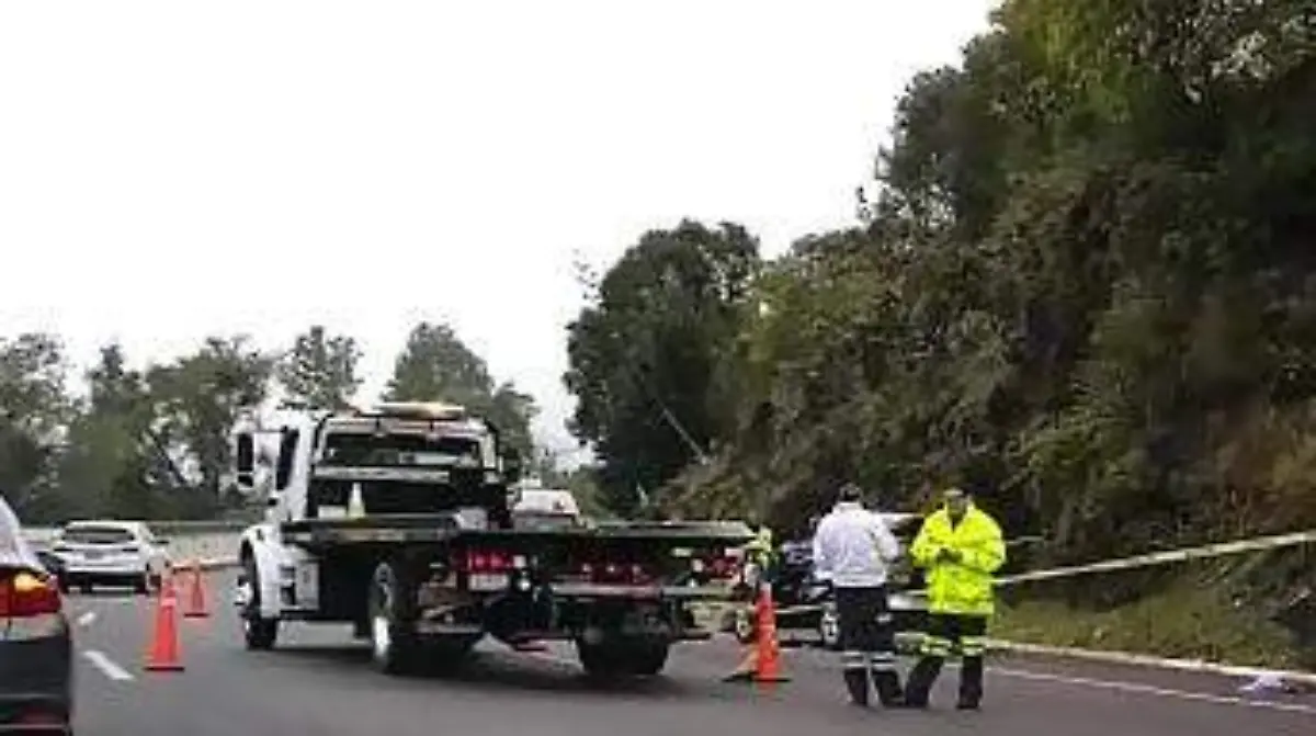 accidente en la México-Cuernavaca