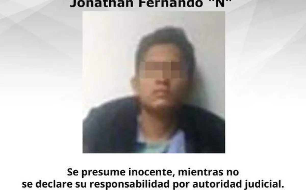 Los hechos que se le imputan a Jonathan Fernando se registraron en noviembre de 2017 Cortesía