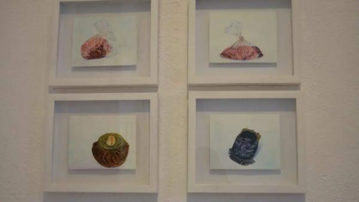 De la serie de dípticos “Accesorios” que asumen el cuerpo como fragmentos y desechos