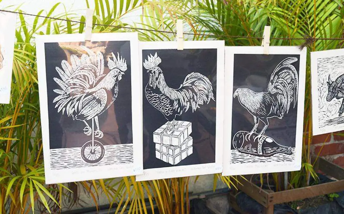 Los artistas vendieron sus obras durante la exposiciónFotos Martizta Cuevas