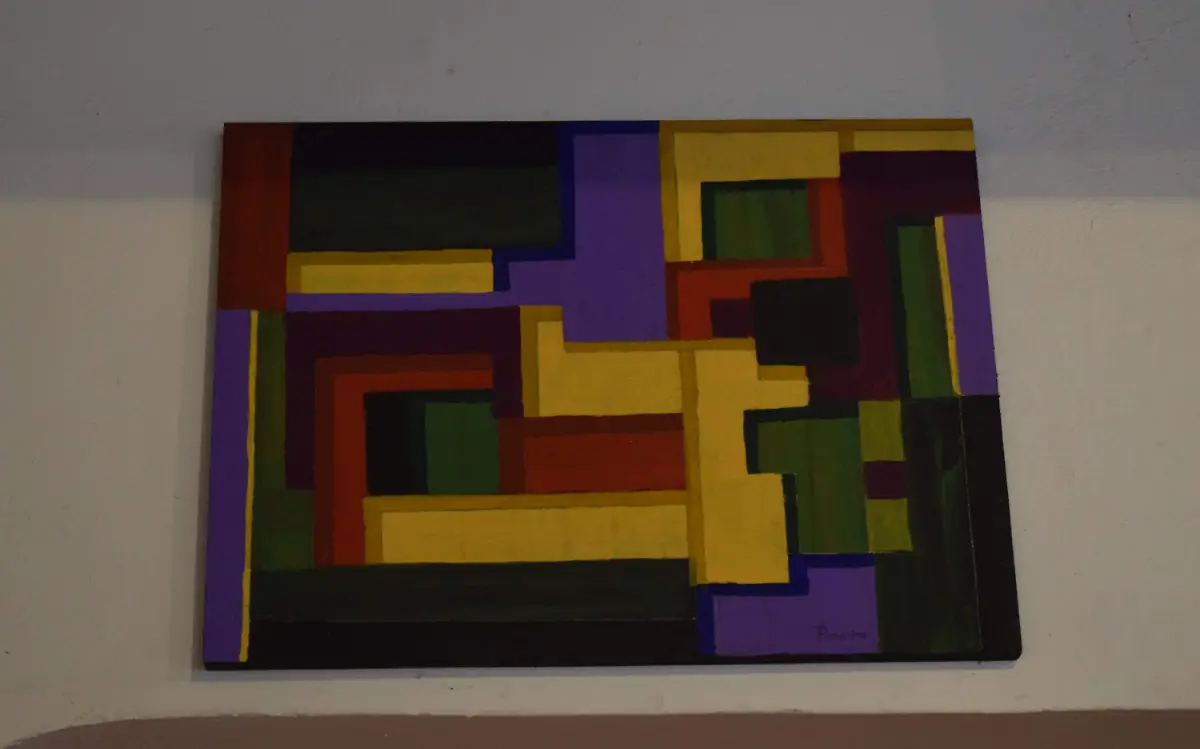 exposición Acrílicos de Pumarino