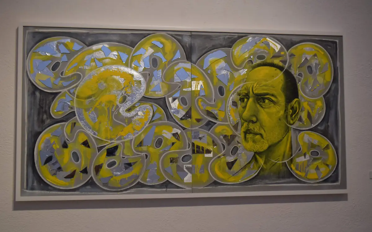 Pieza de la exposición Masticando espejos