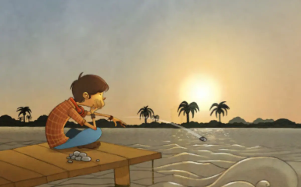 Fragmento de “Encuentro en la tormenta” / https://www.facebook