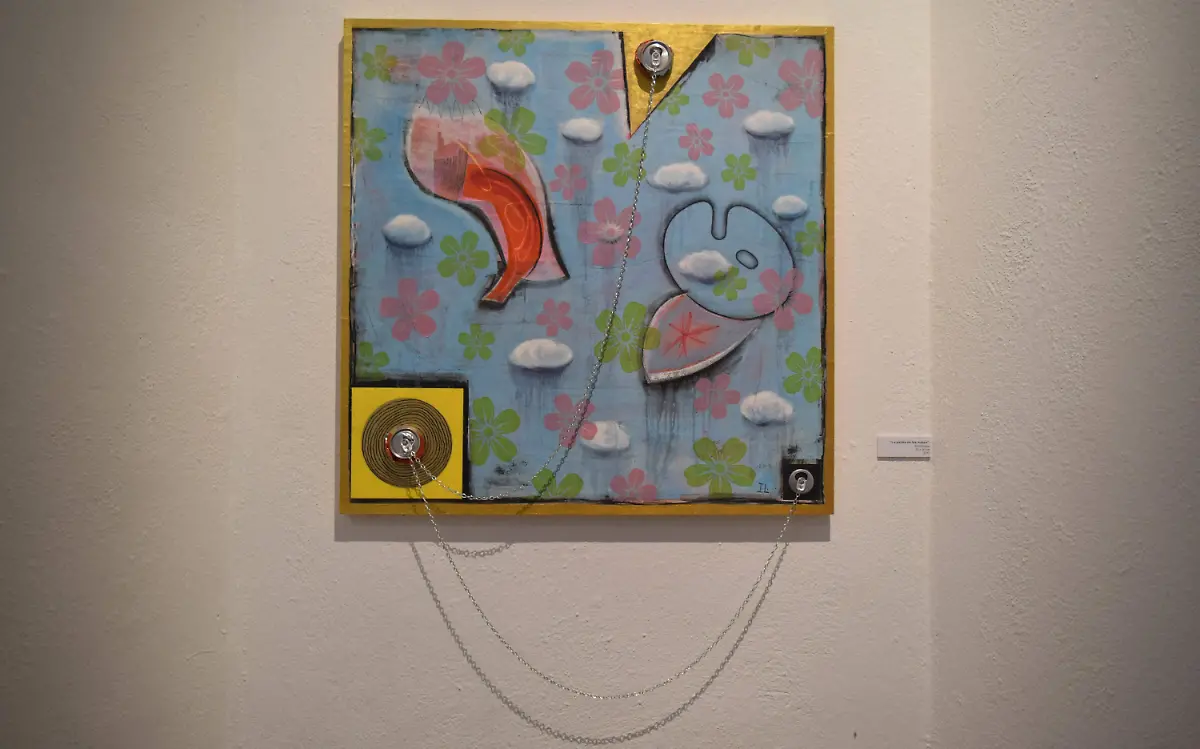 Pieza de la exposición Masticando espejos