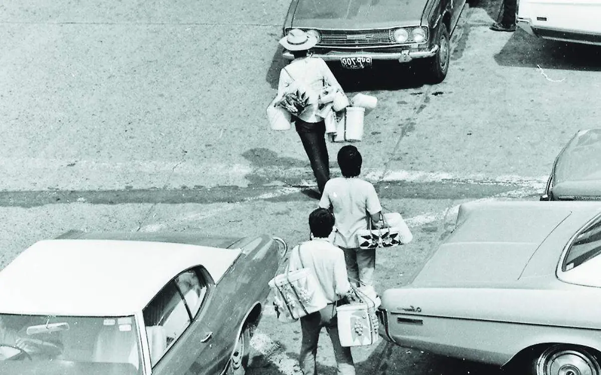 Vendedores en el centro de Cuernavaca