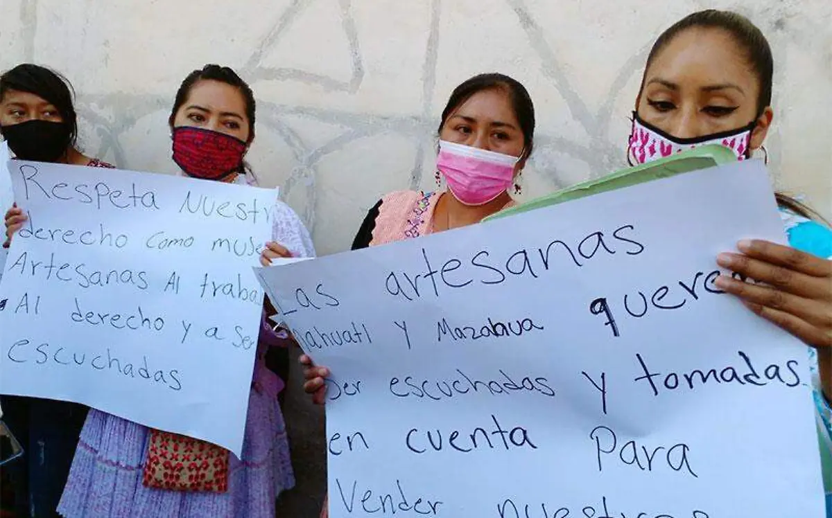 protesta-artesanas-cuernavaca