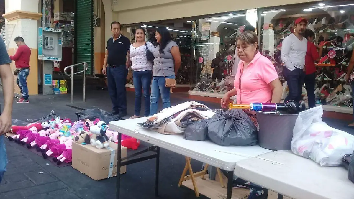 Comerciantes de la Plaza Lido