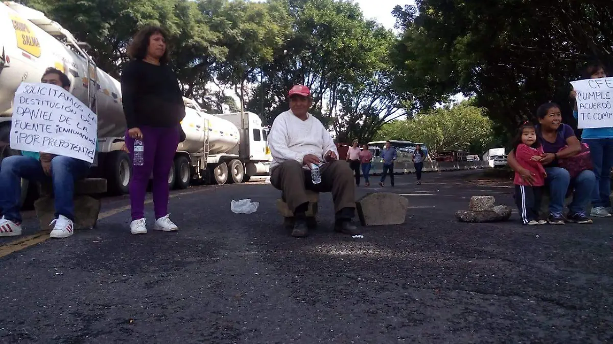 Bloqueo en la Paloma de la Paz