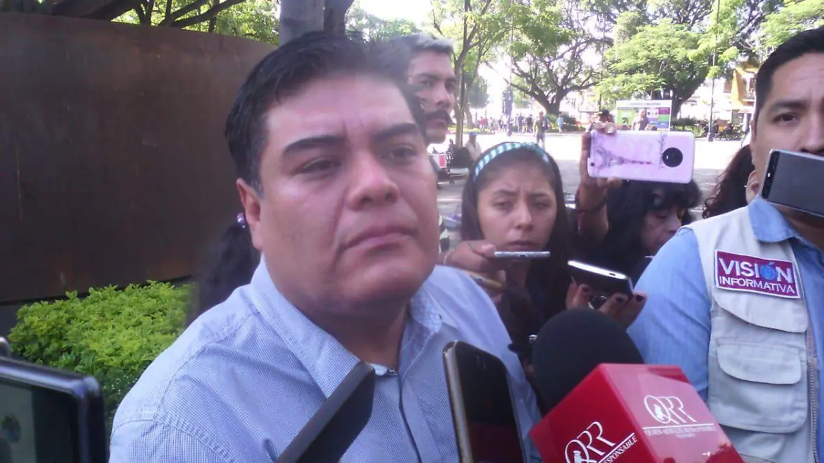 El  titular de la Dirección de Atención de Migrantes y Grupos Vulnerables de la Secretaría de Desarrollo Social (Sedeso), Miguel Ángel Rivera Nájera