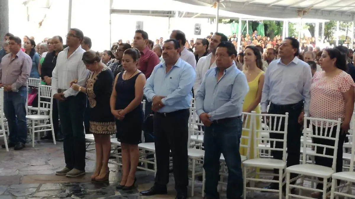 Autoridades electas acuden a la homilía del 26 de agosto 2018