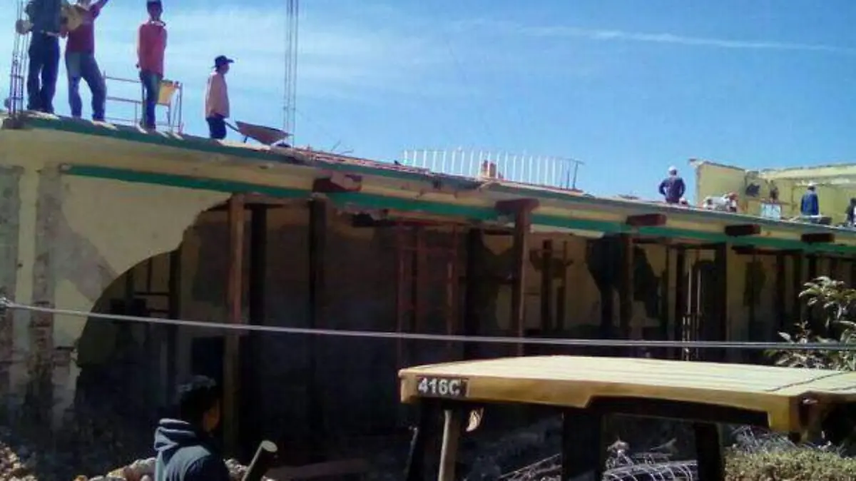 El segundo piso del inmueble fue derribado Cortesía