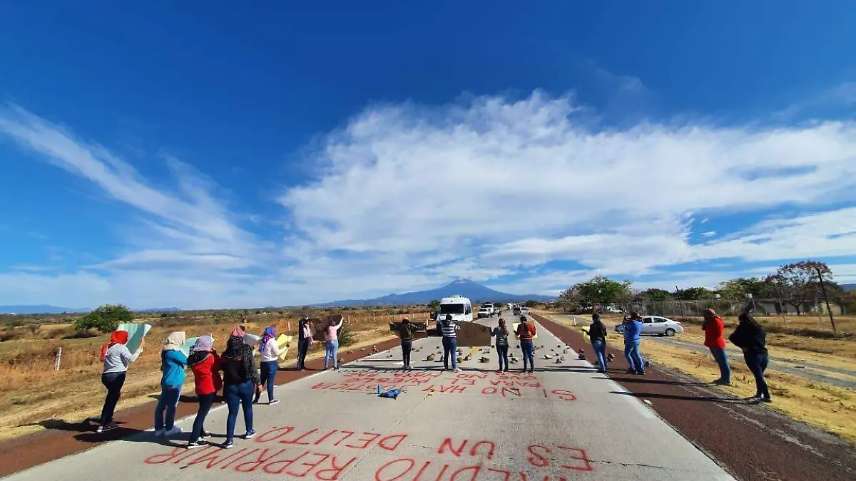 Manifestación en Amilcingo
