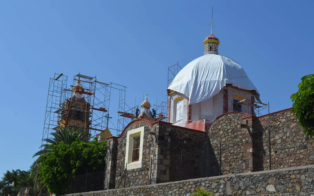 Tomás Toral Nájera, informó algunos templos han continuado los trabajos con el dinero de las aseguradorasARCHIVO