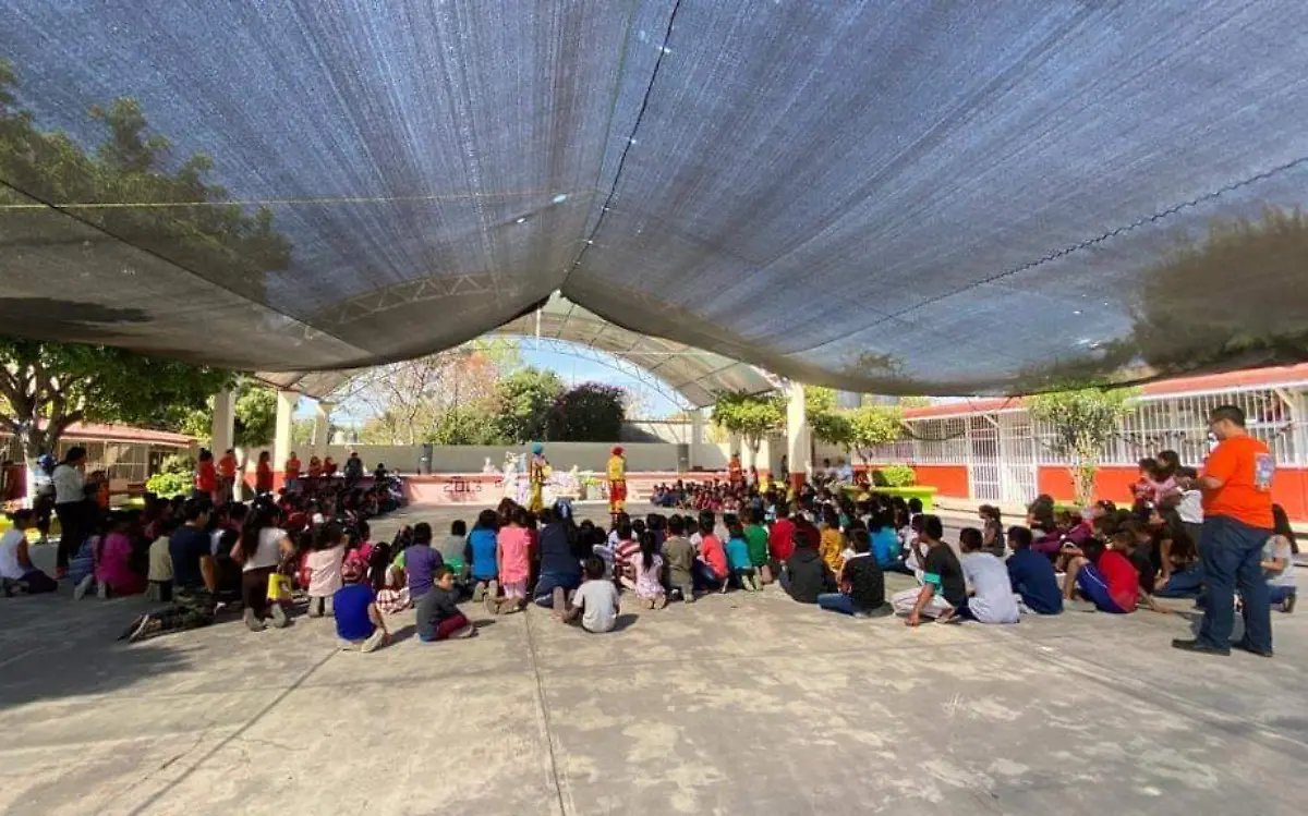 La actividad se realizó el 11 de enero en las instalaciones de la primaria Samir Flores SoberanesCortesía Radio Comunitaria Amiltzingo