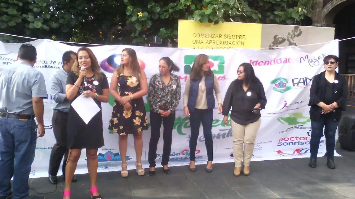 Integrantes de la Red de Organizaciones Sociales