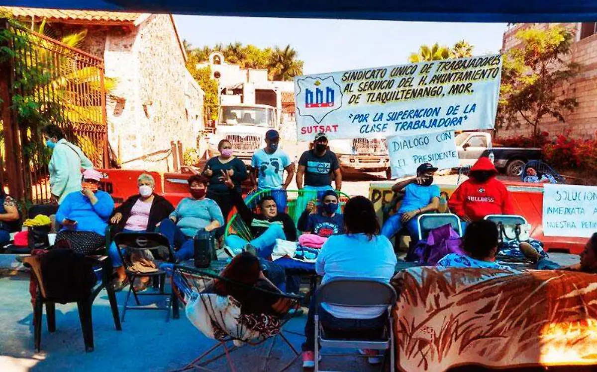 protesta-trabajadores-tlaquiltenango