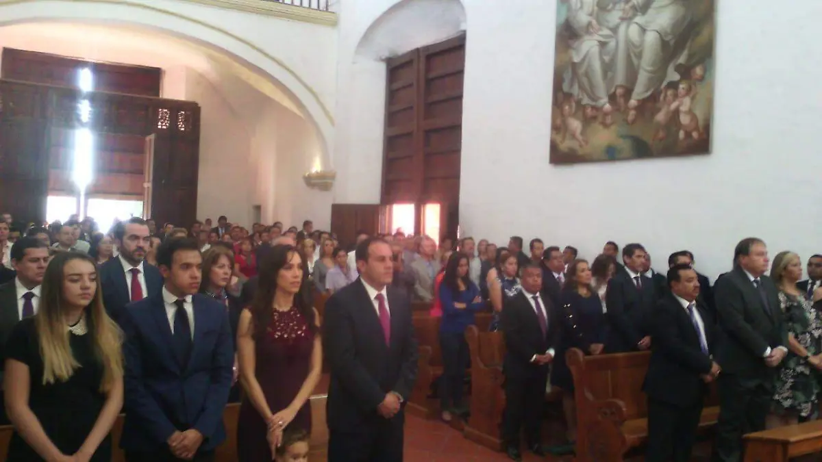 Cuauhtémoc Blanco Bravo en la Iglesia
