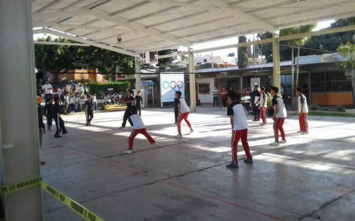 Se realiza en la secundaria Cuitlahuac los juegos de zona- ÓSCAR GARAGUI