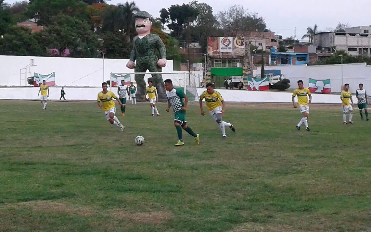 Los arroceros y Sedena lo dieron todo en la cancha