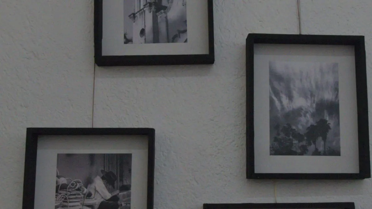 Diego y Emiliano compartieron la exposición con otros fotógrafos.