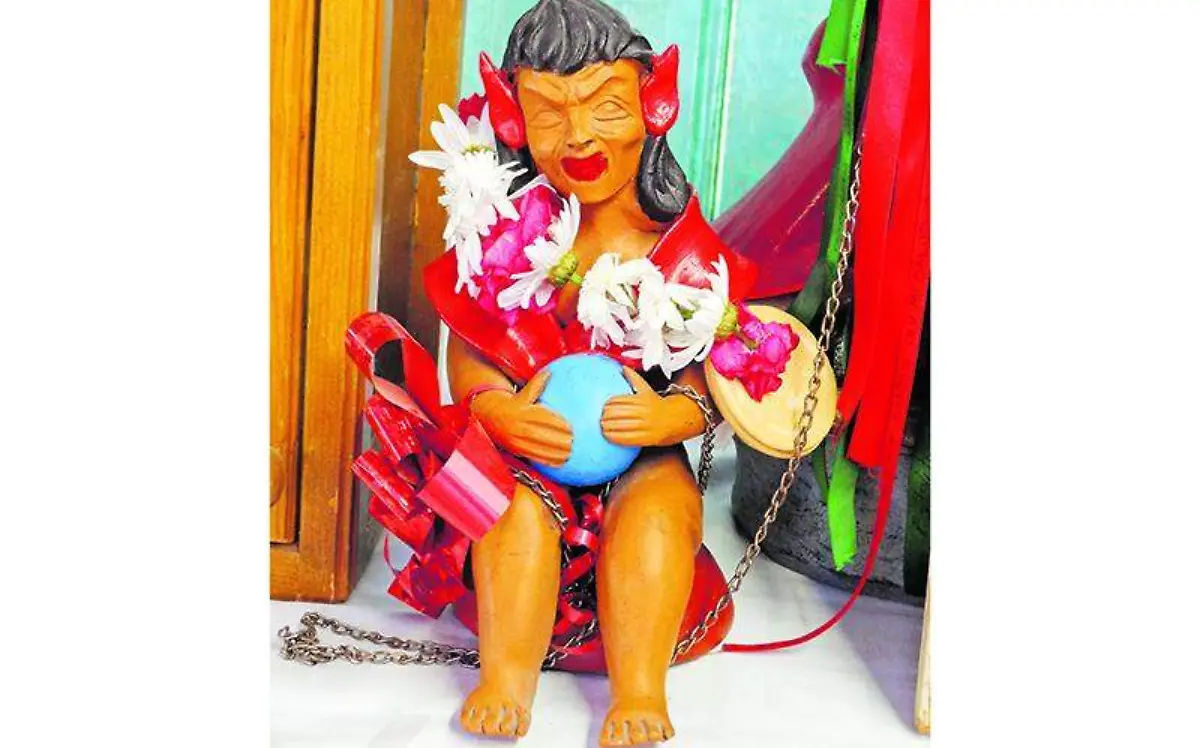 “La Diablita”, oriunda de Chimalhuacan. Cohuecan, Puebla, 24 de agosto de 2019 Fotografías Karina Ramírez Villaseñor