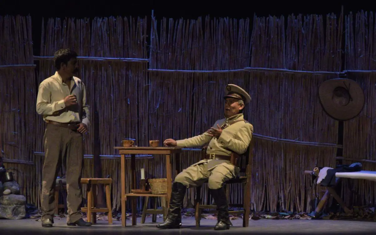 Los actores representan una parte de la historia de ZapataMARITZA CUEVAS