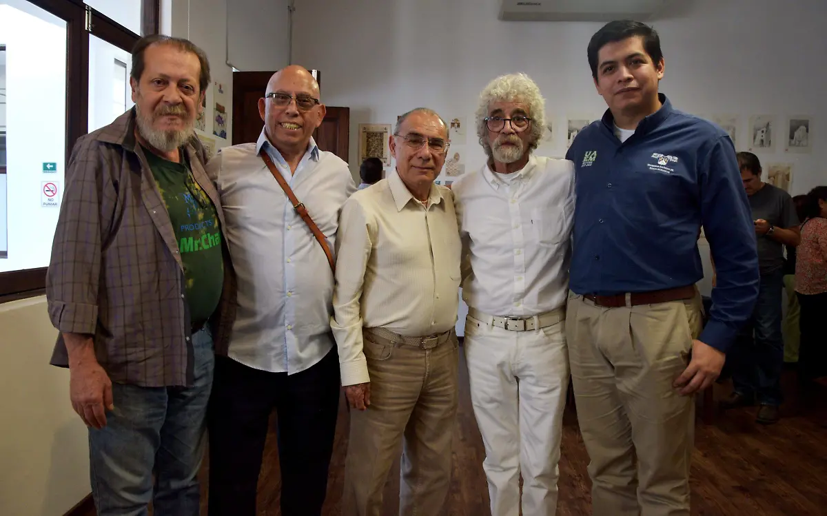 Heberto González, Alejandro Vélez, Miguel Ángel Betanzos, Jorge Tamés y Luis García MARITZA CUEVAS