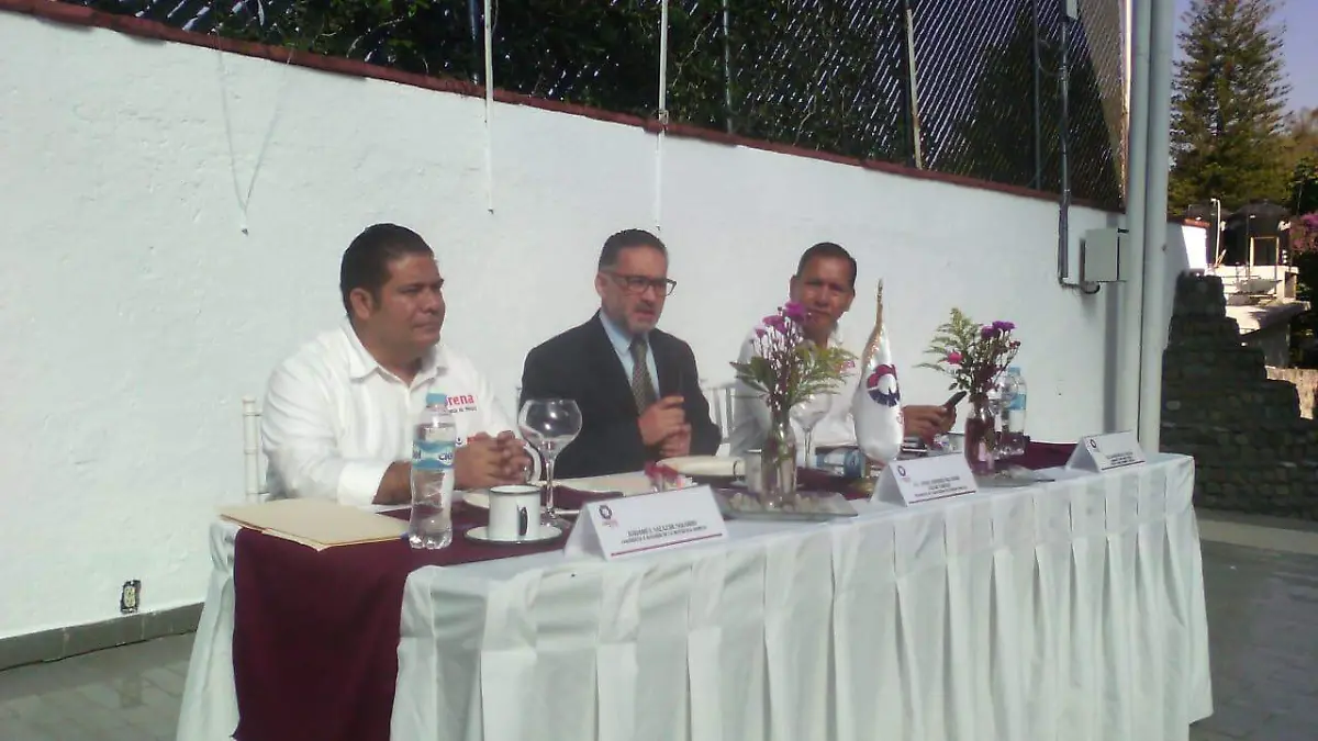 Candidato a senador Radames Salazar y Alejandro Mojica diputado federal en Canacintra