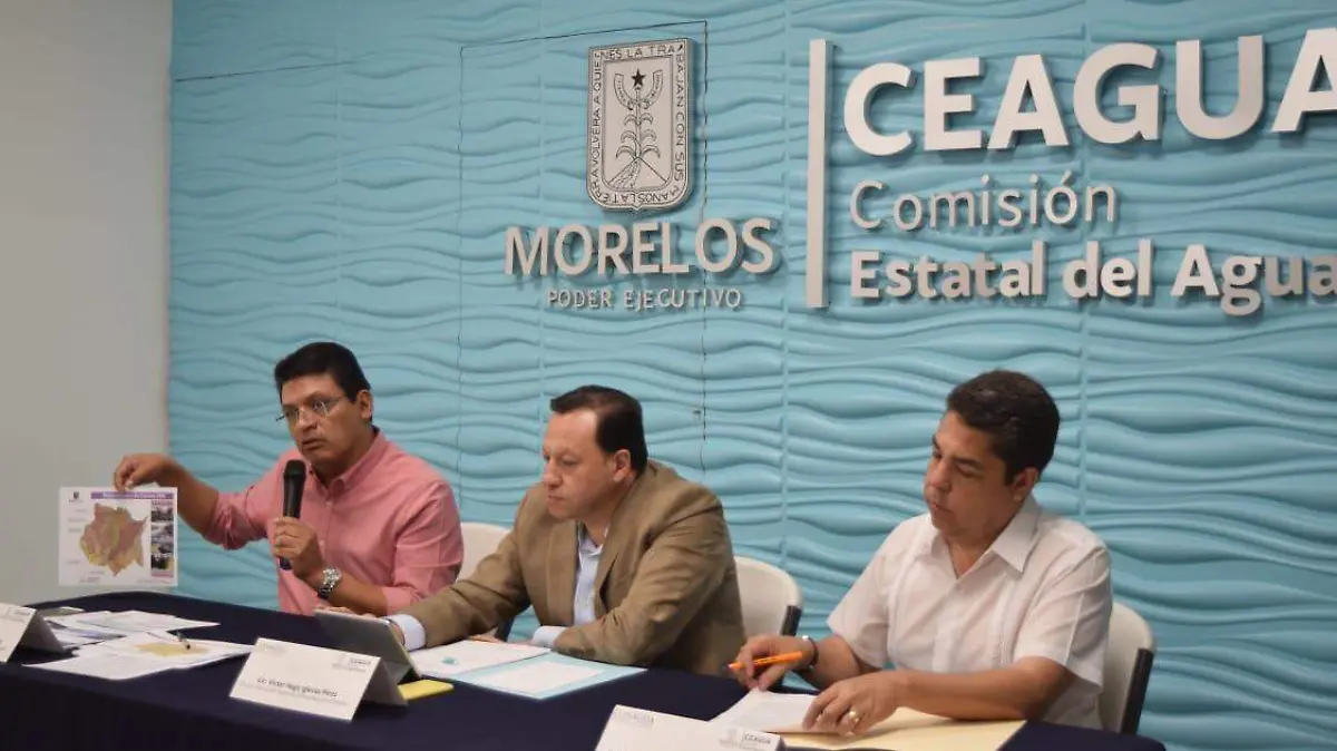 Ceagua rueda de prensa conjunta con PC y Conagua