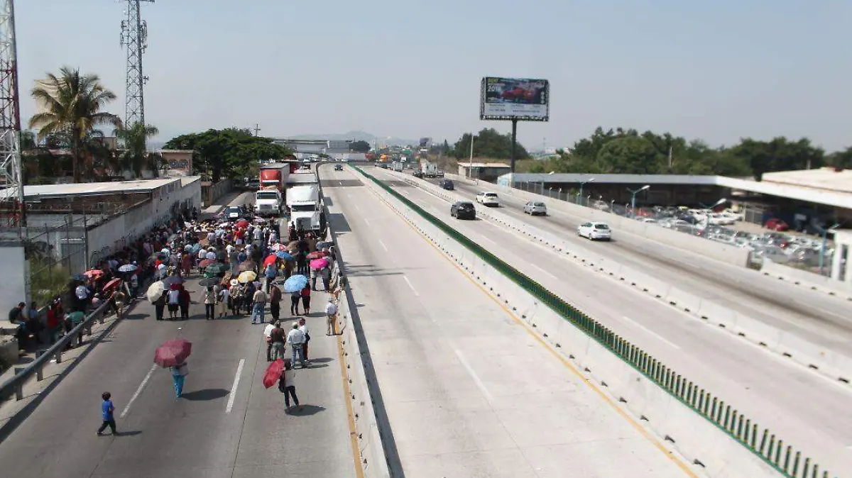 bloqueo en el Paso Exprés