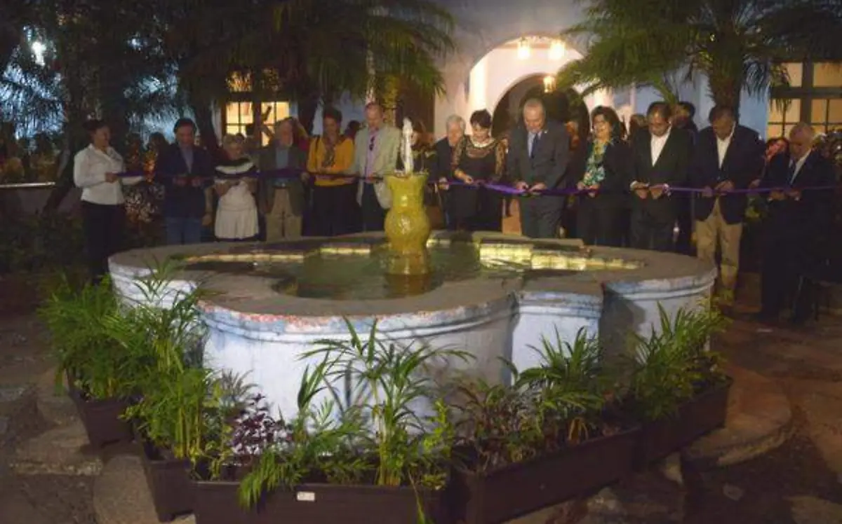 Durante la inauguración