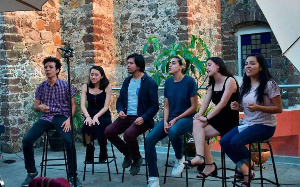 Durante la presentación.