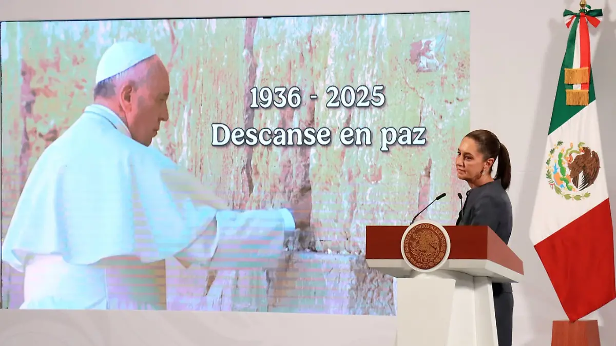 Claudia Sheinbaum no irá al funeral del Papa Francisco