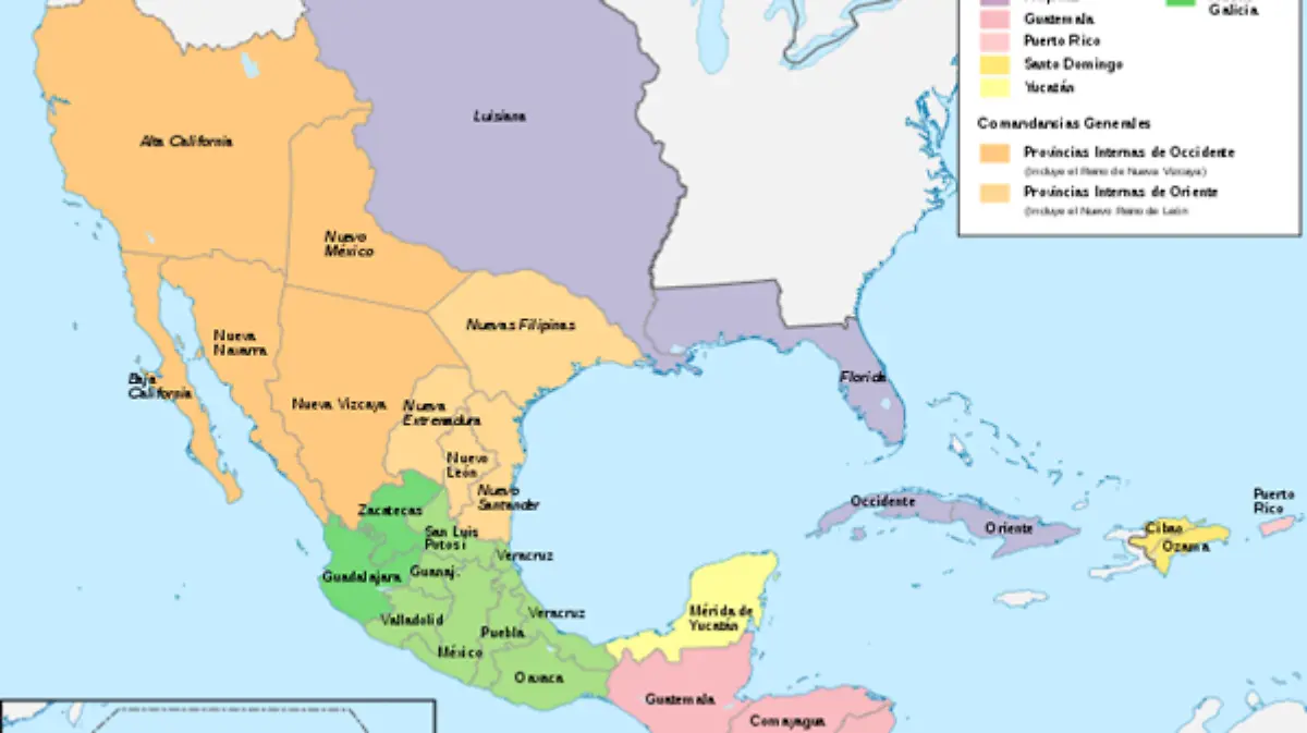 mapa-virreinato-de-la-nueva-españa