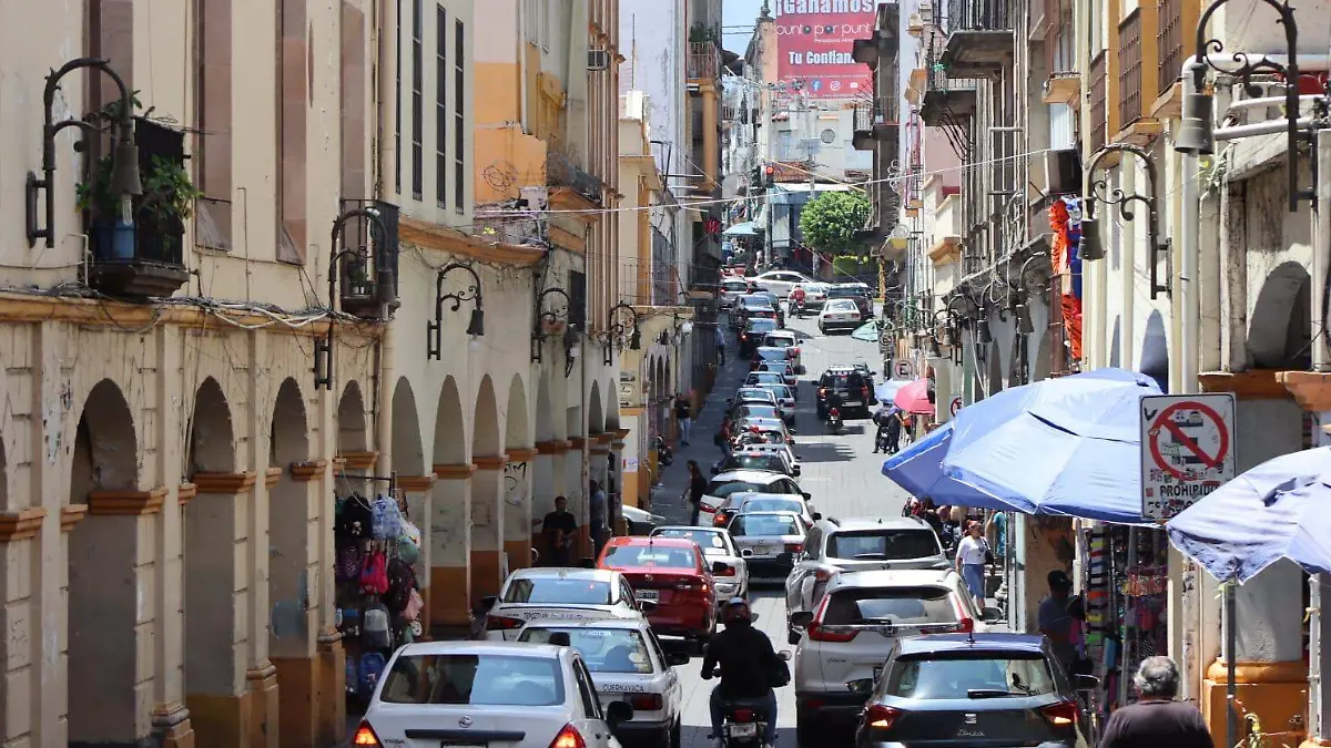 Calle de Guerrero-Negocios en el centro-Luis Flores