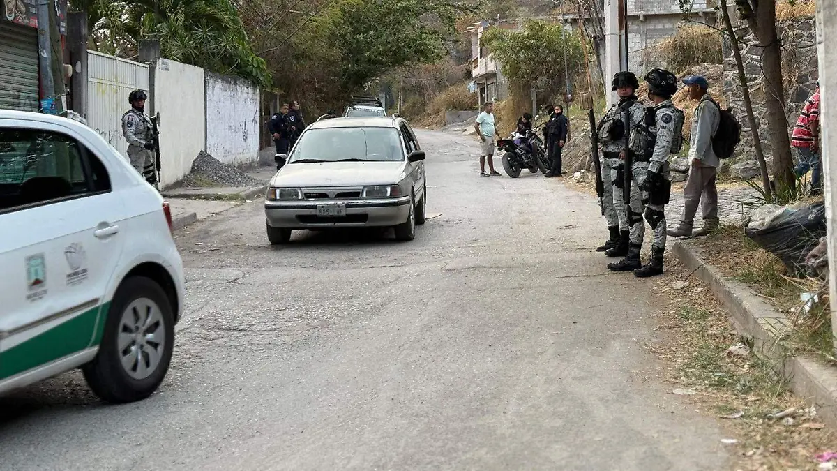 elementos de la Guardia Nacional resguardan zonas de Jiutepec