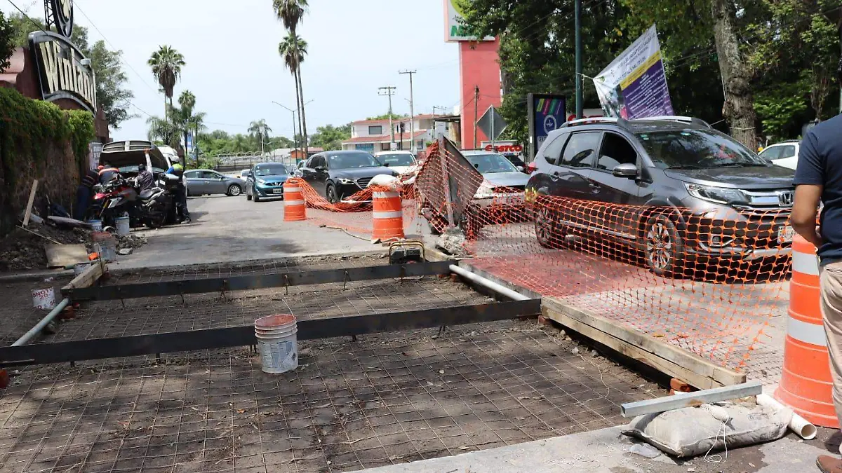Obras en Vicente Guerrero-Cuernavaca