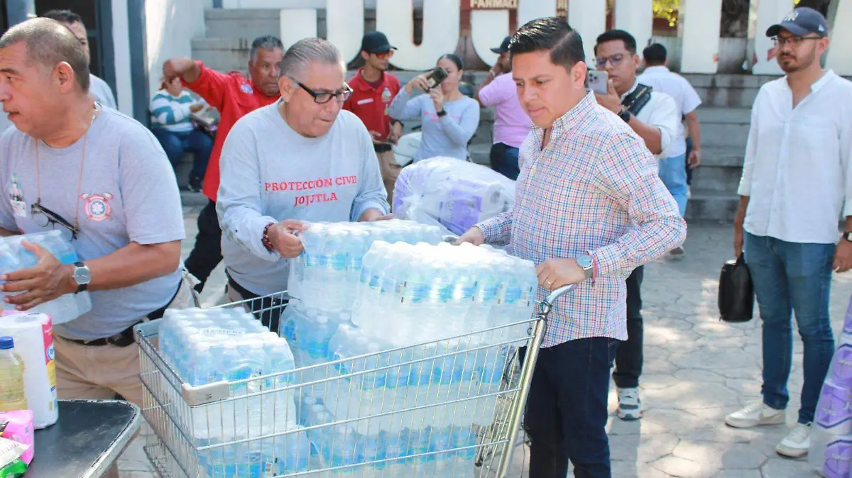 Centro de acopio en Jojutla, Morelos